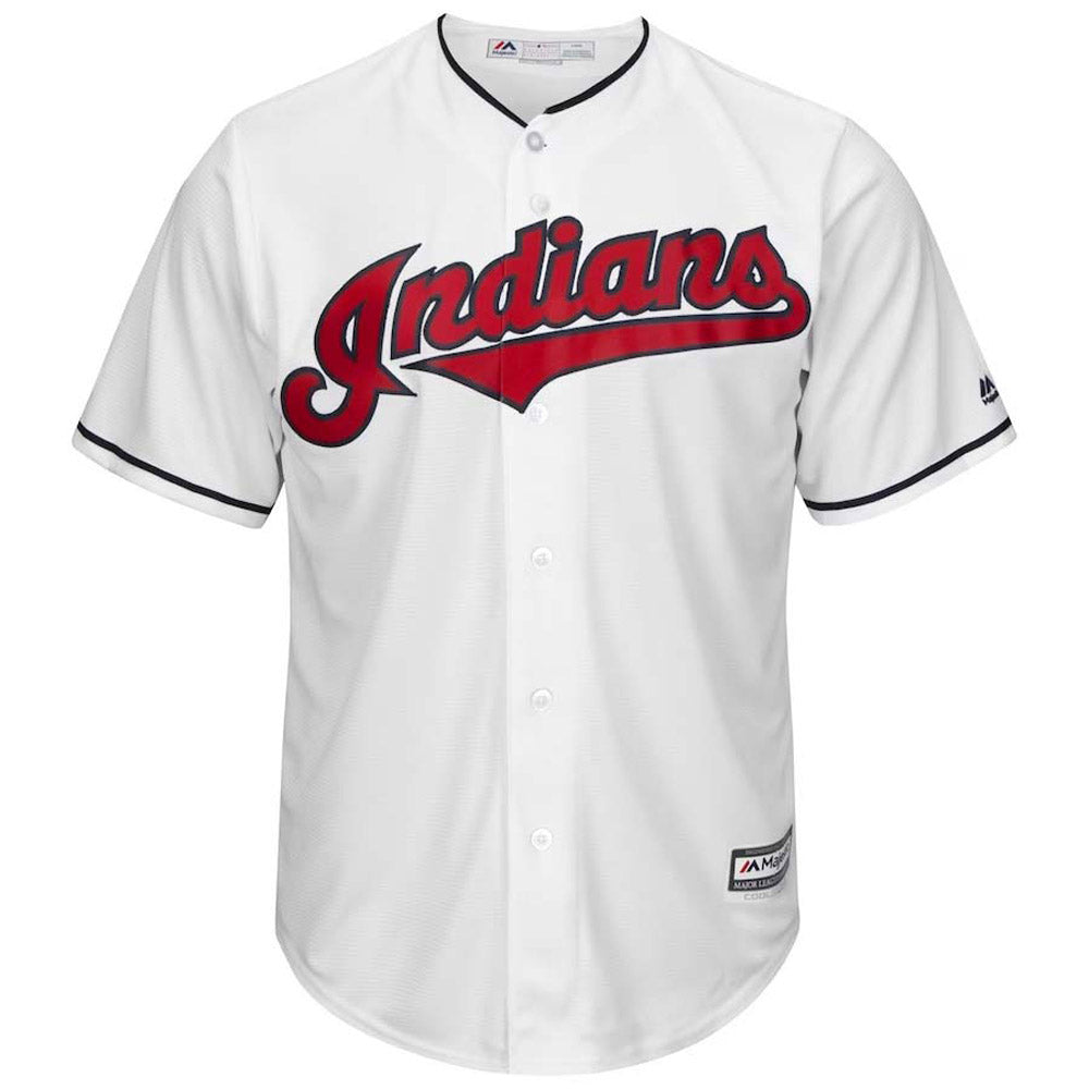 Men's Cleveland Indians Corey Kluber Replica Home Jersey - White