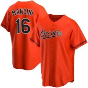 Mens Baltimore Orioles Trey Mancini Cool Base Replica Jersey Orange